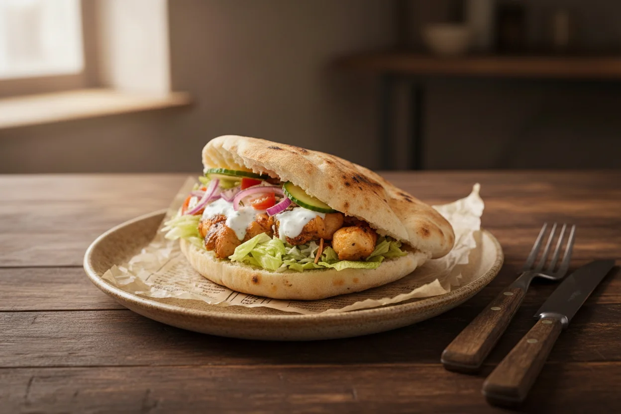 Balkan Gyros at Balkan Grill Bol
